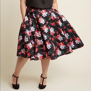 Hell Bunny Sophistication on Standby Skirt